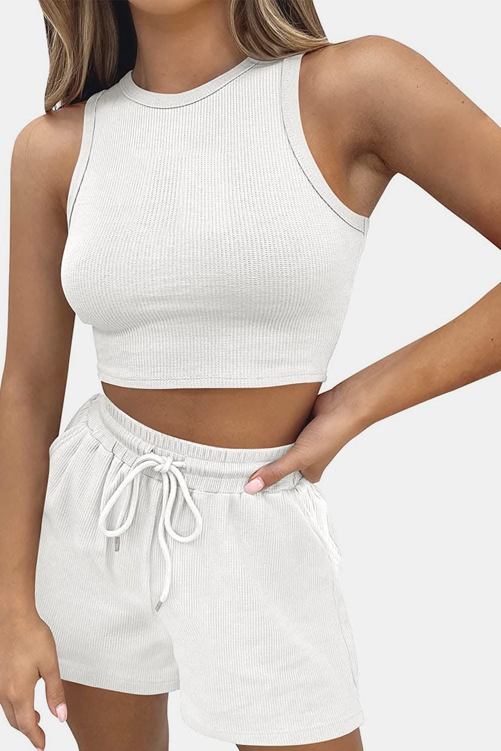 Stylish Top & Shorts Set - Love Salve